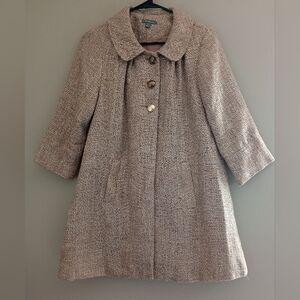 Apt. 9 Gold Tone Dress Coat Size Petite Small
